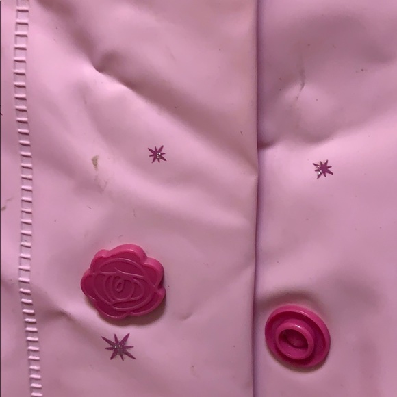Disney Jackets & Coats Girls Pink Disney Princess Rain Jacket